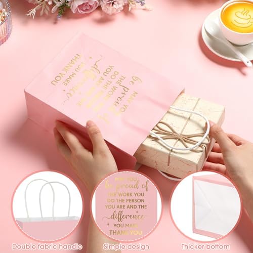 ReliThick 100 Pcs Appreciation Gift Bags for Team Events