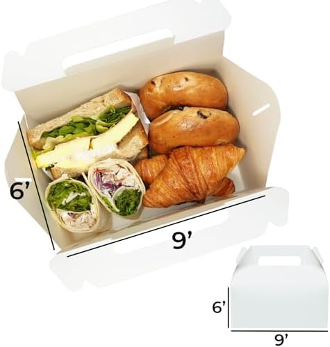 30 Pack Large Gable Gift Boxes for Party Treats