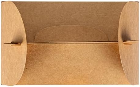 Restaurantware Bio Tek Gable Boxes 6x35x35 Inch Clear PET Window Gift Boxes