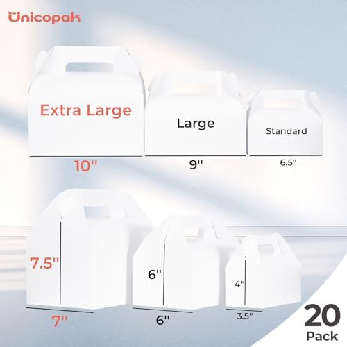 UnicoPak 20 Pack Extra Large Gable Boxes