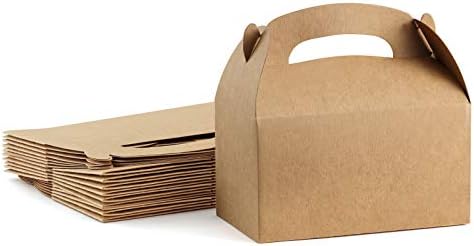 ValBox Treat Boxes 30 Pack Brown Kraft Gable Gift Boxes