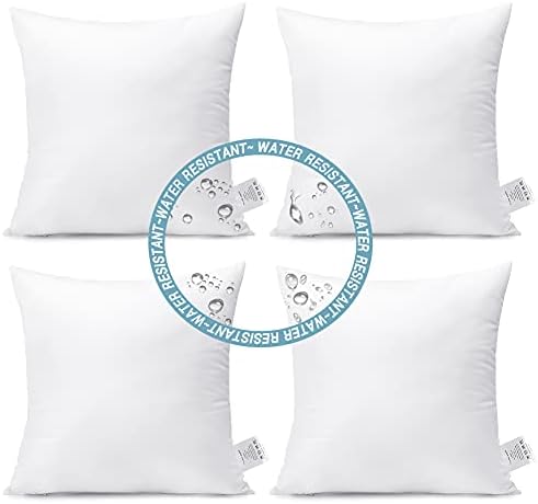 Artscope 20x20 Outdoor Pillow Inserts Set of 4