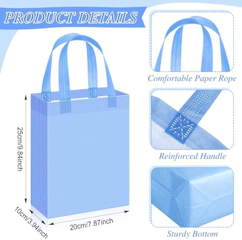 Sunnymove 36 Pcs Pastel Gift Bags with Handles