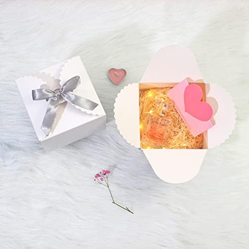 WEWILUCK 10 PCS Small White Gift Boxes with Lids