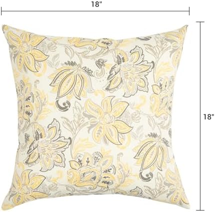Funhome Outdoor Throw Pillows Set of 2 Waterproof 18x18 Inch