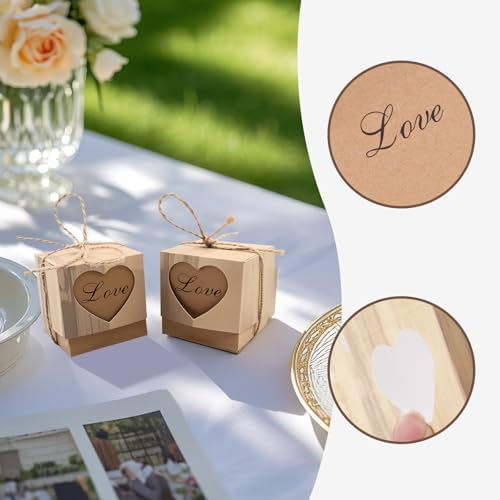 VGOODALL Mini Gift Boxes 50 Pack for Parties and Weddings