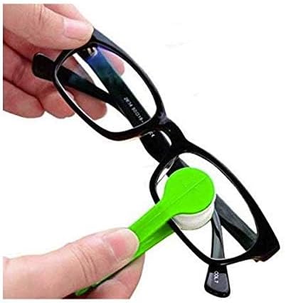 5 PCS Mini Eyeglass Cleaner with Soft Microfiber Brush and Clip