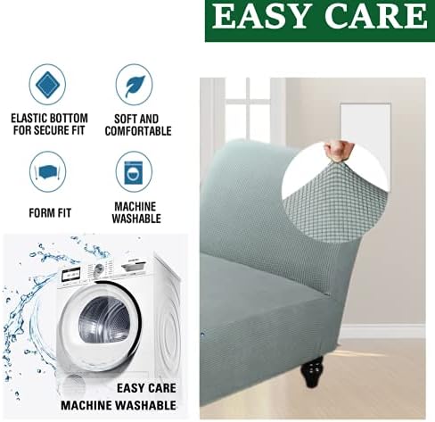 Stretch Chaise Lounge Cover for Indoor Furniture Protection