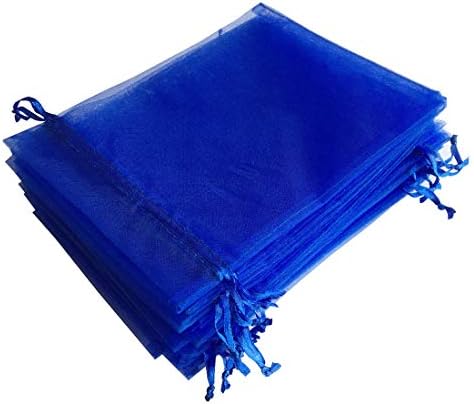 Pack of 50 Royal Blue 4x6 Inch Gift Wrap Bags