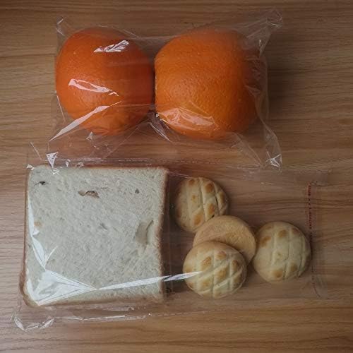 Borningfire 200 Pcs 6x8 Clear Resealable Cellophane Bags