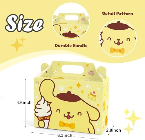 24PCS Cute Cartoon Theme Gift Boxes for Parties