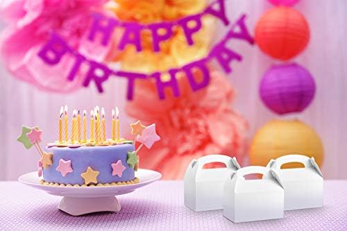 ValBox Treat Boxes 30 Pack White Paper Gable Gift Boxes