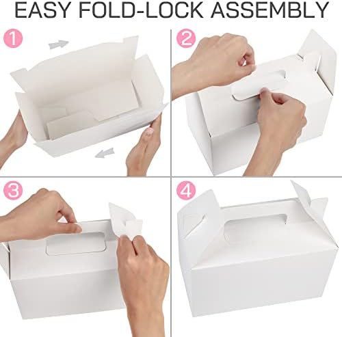 LotFancy Gable Boxes 95x5x5 Inches 25 Pack
