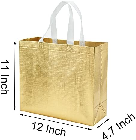 12 Pcs Reusable Gift Bags for Party Wedding