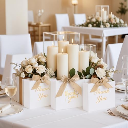 VGOODALL 24PCS Thank You Gift Bags with Bow