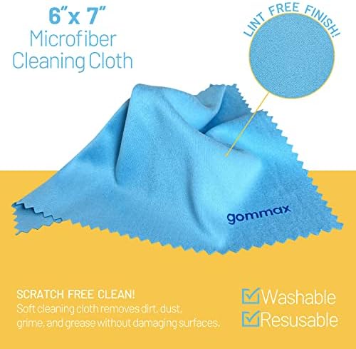 Gommax Lens Cleaner Kit with Microfiber Cloth and Spray