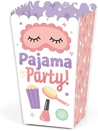 Big Dot of Happiness Pajama Slumber Party Treat Boxes 12 Ct