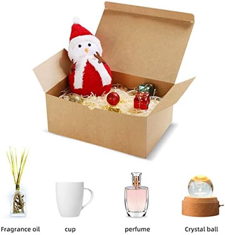 Frantis Brown Gift Boxes 10 Pack 945x65x4 Inches
