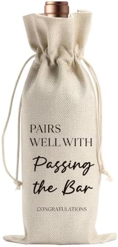 Law School Graduation Wine Bag for Her Him