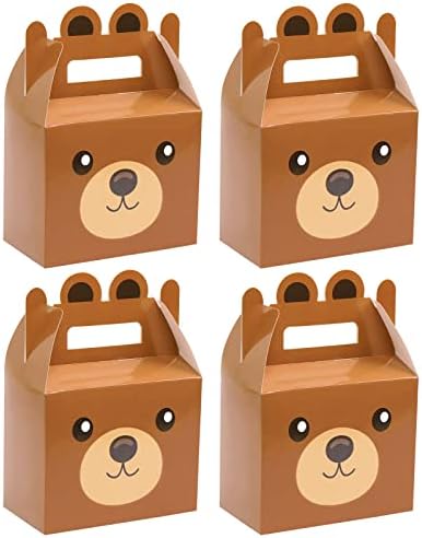 24Pcs Bear Treat Boxes For Baby Shower Party