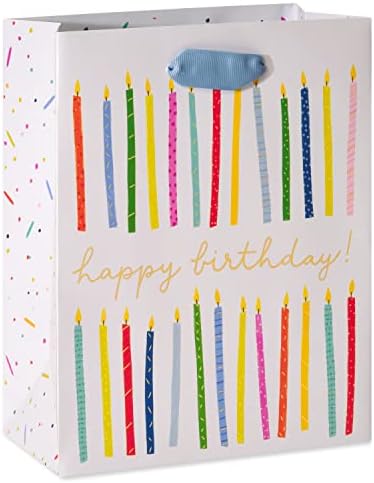 Papyrus 9 Inch Birthday Gift Bag with Candles