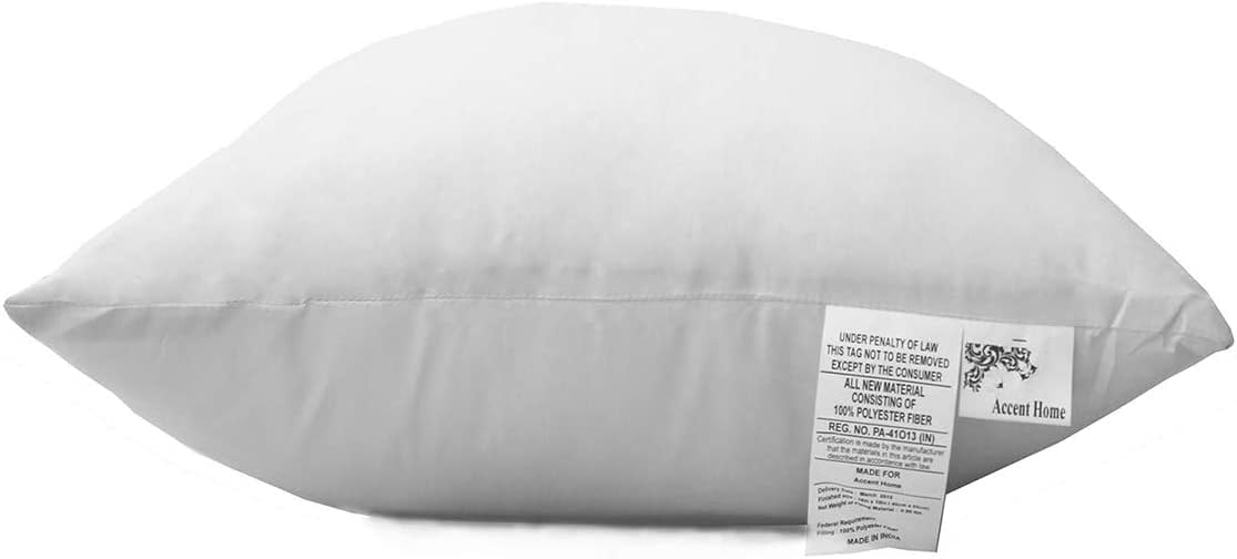 ACCENTHOME Waterproof Pillow Inserts 18x18 Pack of 4