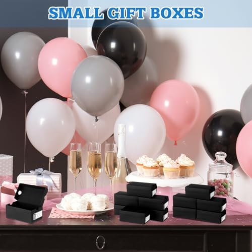 20 Pack Mini Shoe Gift Boxes for Party Favors Black
