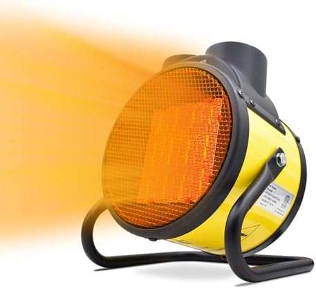 Electric Patio Heater with Adjustable Thermostat and PTC Technology
