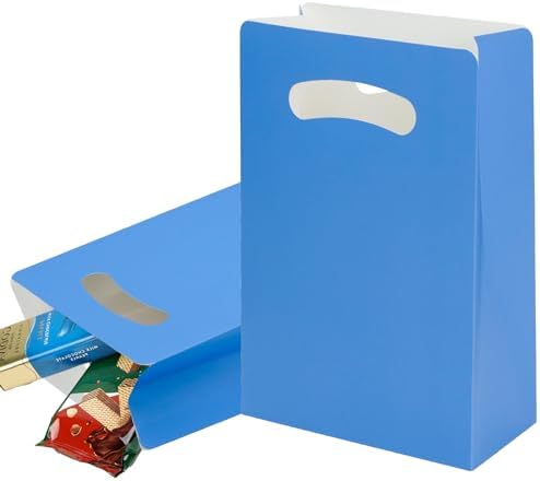 UnicoPak 16 Pack Blue Party Favor Bags for Birthday