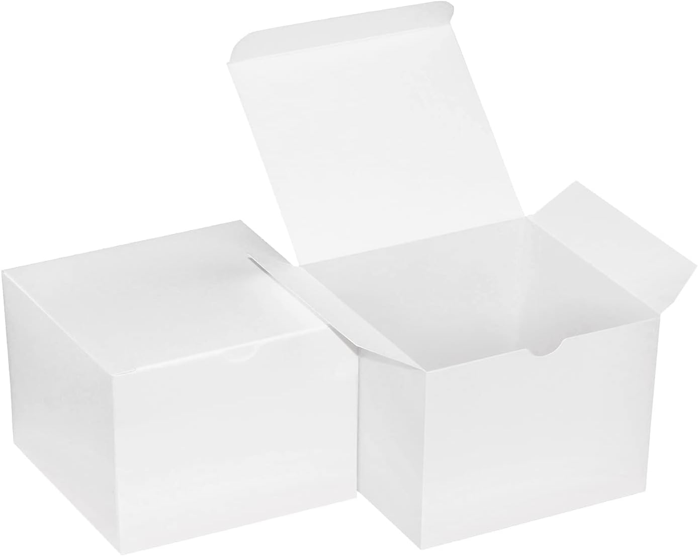 30PCS White Kraft Gift Boxes for Birthday Party