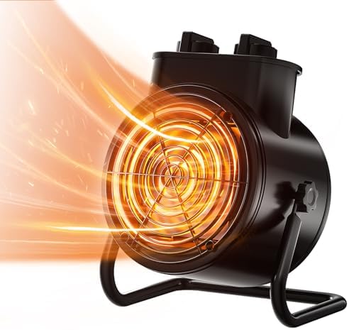 VCJ Portable Space Heater with 3 Modes and Thermostat