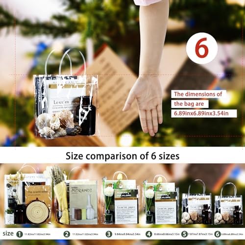 BadenBach 16 Pack Clear Gift Bags with Handles