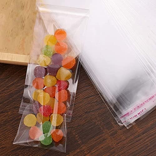 3x8 Inch Self Adhesive Cellophane Bags 100pcs