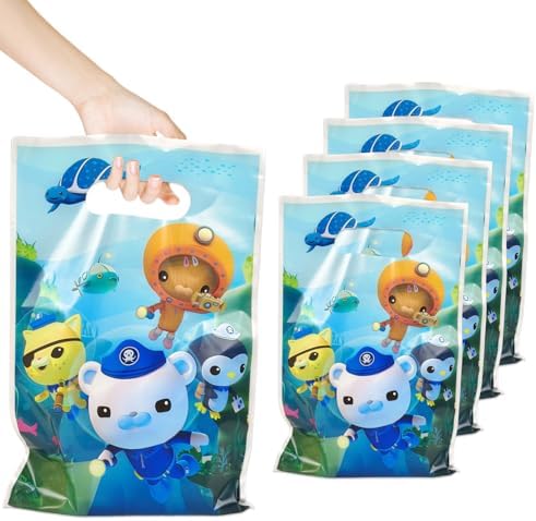Autrpoweo 30Pcs Octo Party Gift Bags
