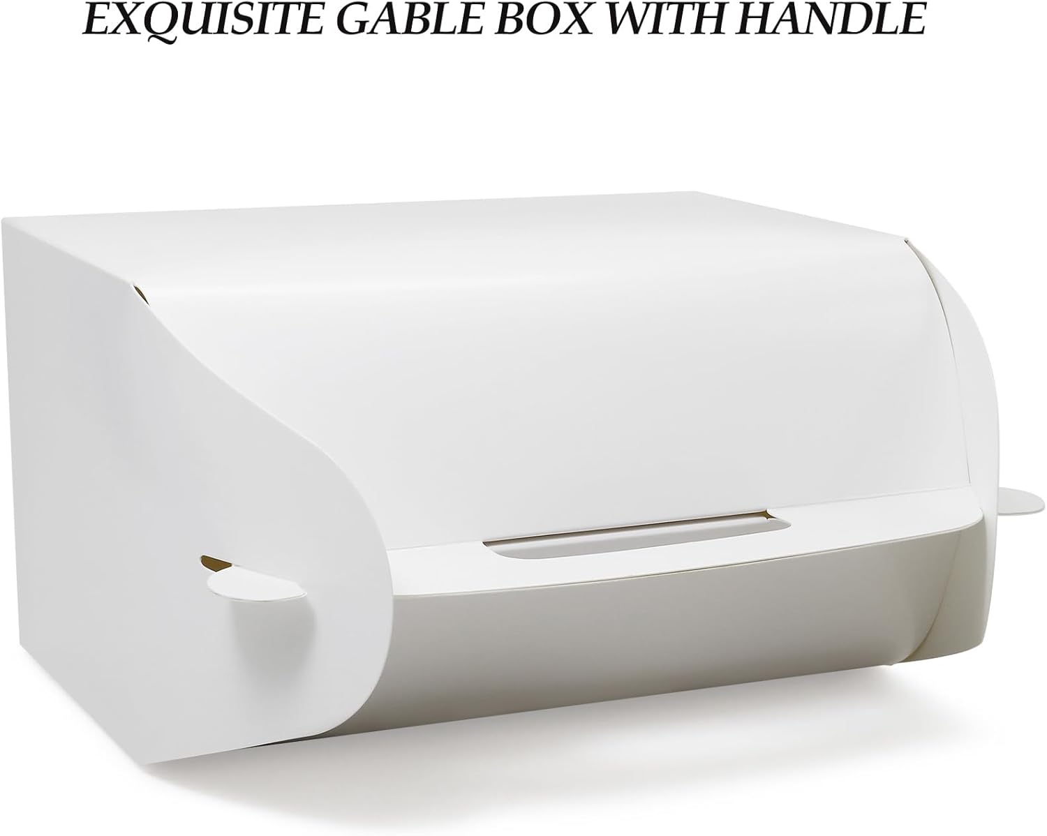 30Pcs 9 Inch White Gable Gift Boxes for Parties