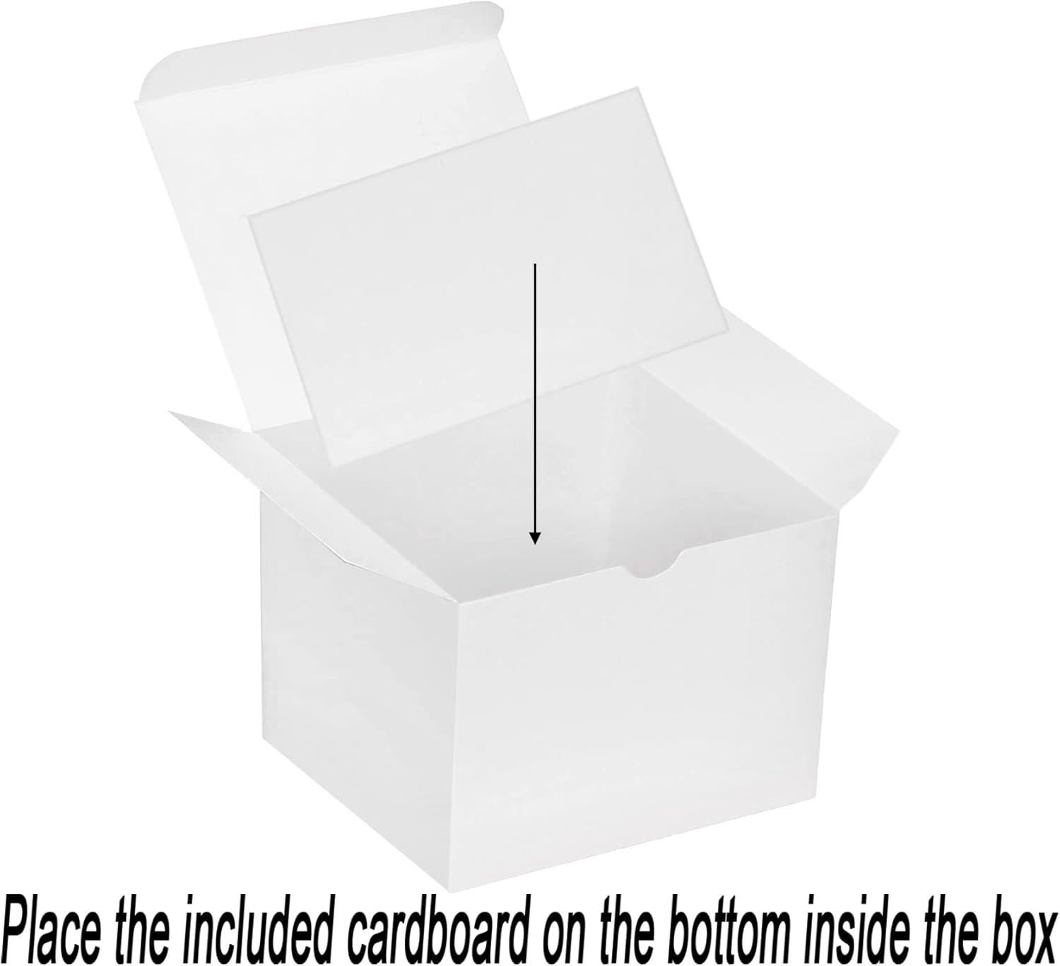 30PCS White Kraft Gift Boxes for Birthday Party