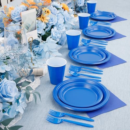 LUODA MirthMood 350 Piece Blue Party Set