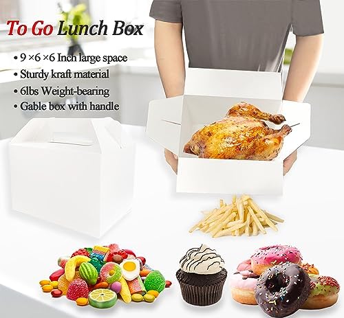 Unarty 30 Pcs Large Gable Treat Boxes