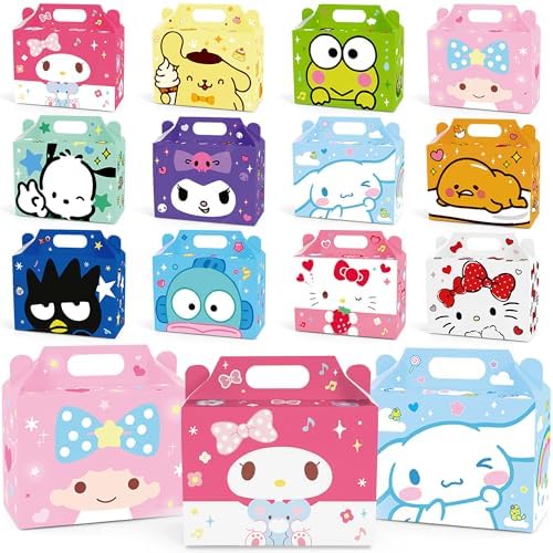 24PCS Cute Cartoon Theme Gift Boxes for Parties