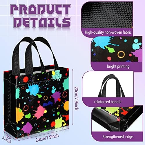 Sweetude 40 Pcs Glow In The Dark Party Bags with Handles