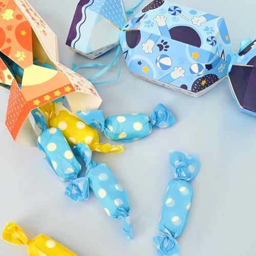 LOLStar Blue Dog Themed Candy Bags 12 Pcs