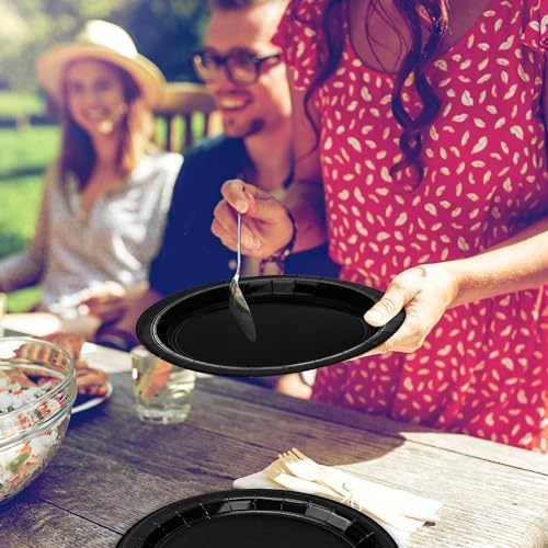 50 Pack 9 Inch Disposable Paper Party Plates