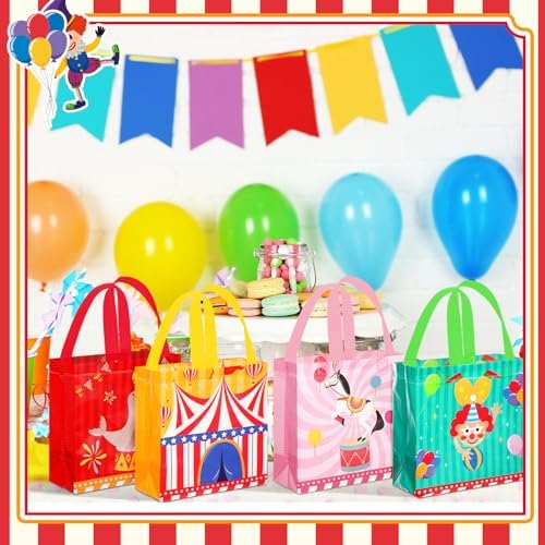 Sweetude 40 Pcs Circus Themed Gift Bags for Parties