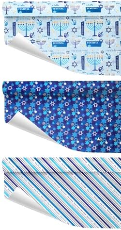 Zion Judaica Hanukkah Gift Wrap Kit
