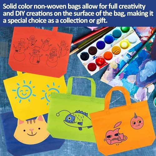 MAQIHAN 10PCS Colorful Reusable Gift Bags