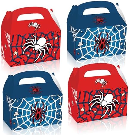 FLOLUVZ 16 Piece Spider Themed Gift Boxes
