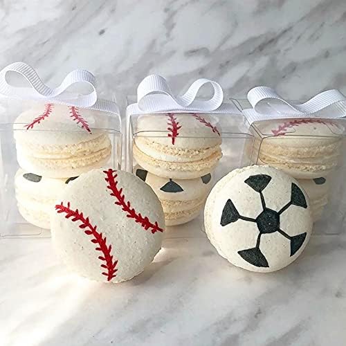 100 Pack Clear 2x2x2 Inch Favor Boxes with Ribbons