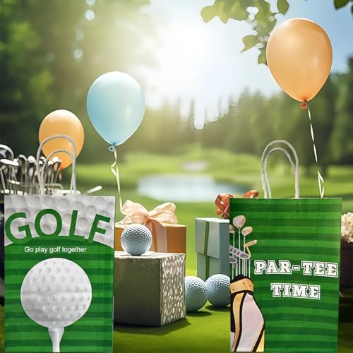 CZWXOXO 24pcs Golf Themed Gift Bags Party Supplies