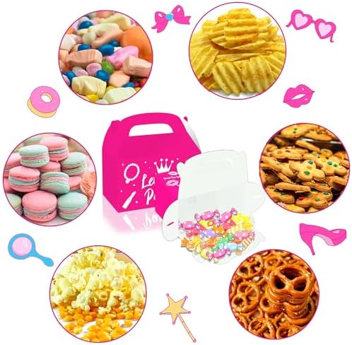 JeVenis Pink Candy Boxes Party Supplies