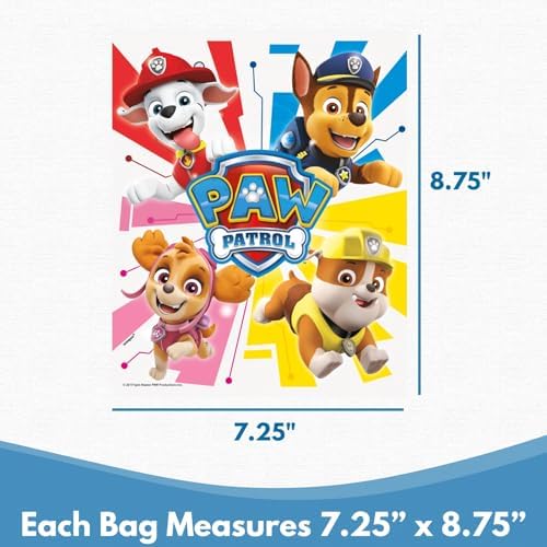 Unique Paw Patrol Goodie Bags - 24 Count Party Favor Set